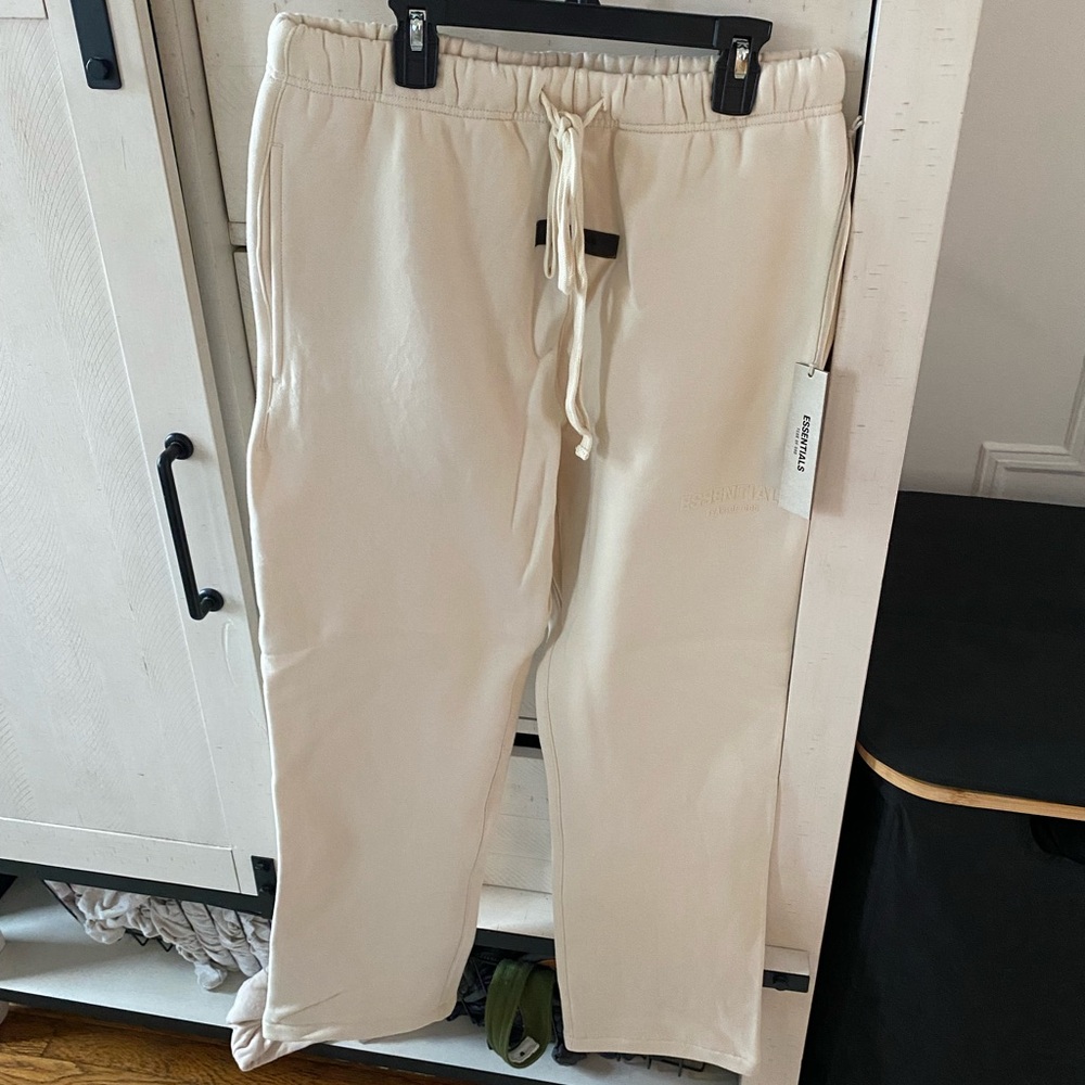 Essentials fear of god RELAXED SWEATPANT - EGG SHELL